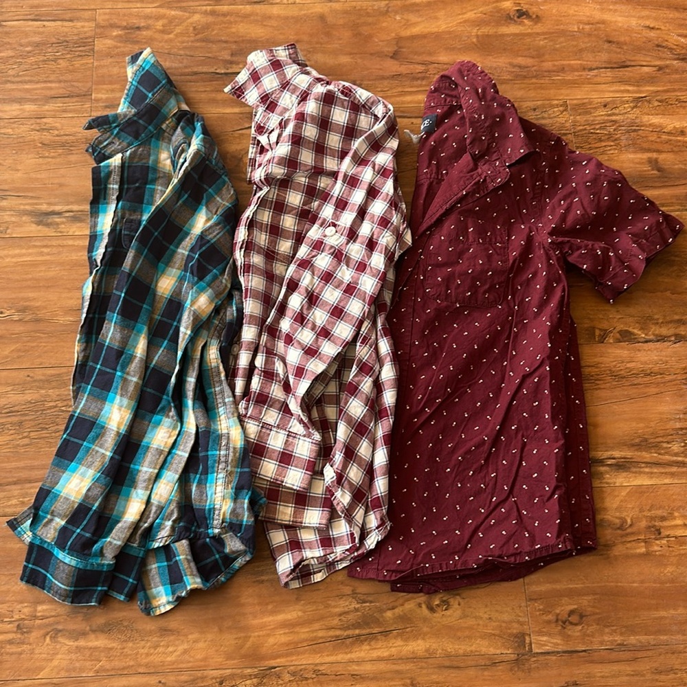 Button shirts bundle of 3